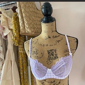 Purple Lace Bra